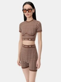 Amiri WOMEN - WOMEN'S MA QUAD SEAMLESS SHORT SLEEVE TOP - Chocolate(Women Womens Ma Quad Seamless Short Sleeve Top Chocolate) 10 Amiri WOMEN - WOMEN'S MA QUAD SEAMLESS SHORT SLEEVE TOP - Chocolate(Women Womens Ma Quad Seamless Short Sleeve Top Chocolate) -Amiri f3dc6f0f 7c89 4e80 9379 382af66205b6