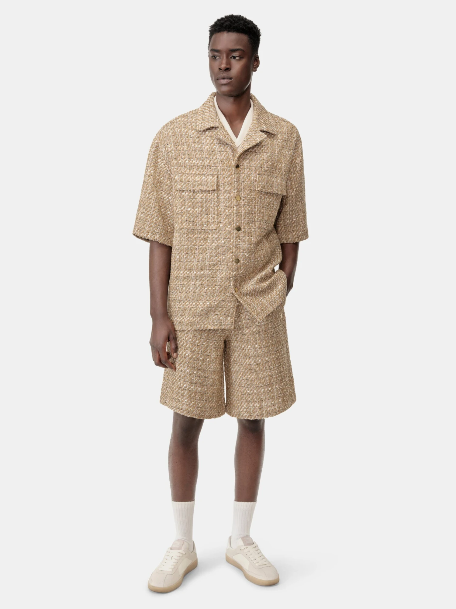 Amiri BOUCLE SHORT - Camel(Boucle Short Camel) 4 Amiri BOUCLE SHORT - Camel(Boucle Short Camel) - Image 2