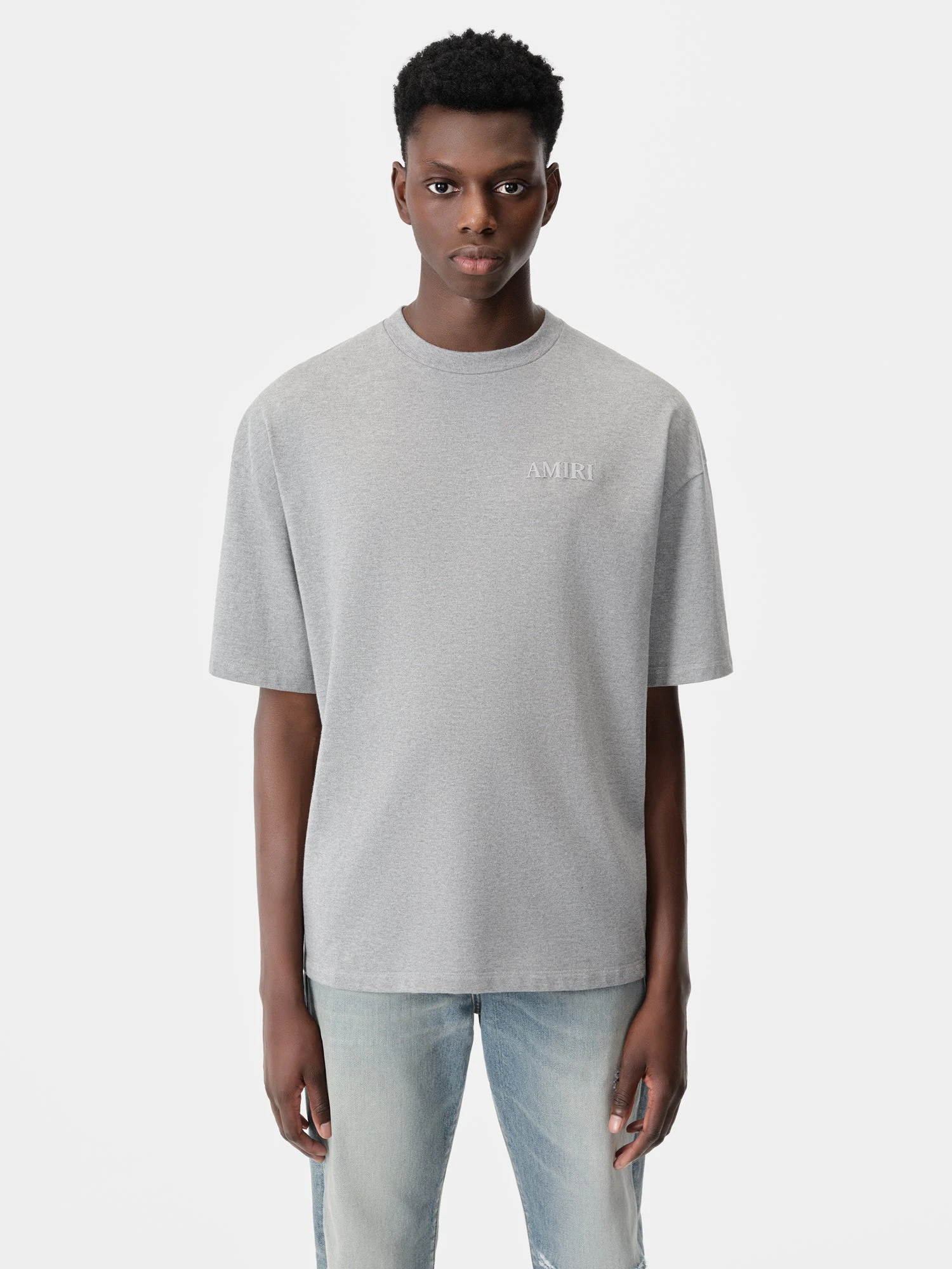 AMIRI OVERSIZED TEE - Grey(Amiri Oversized Tee Grey) 5 AMIRI OVERSIZED TEE - Grey(Amiri Oversized Tee Grey) - Image 3